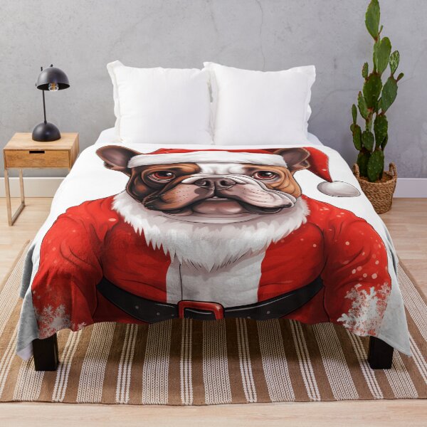 Item preview, adorable christmas french bulldog print designed and sold by dcrc.