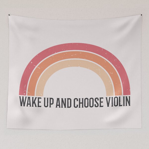 Item preview, Wake up and choose violin designed and sold by SweetLog.