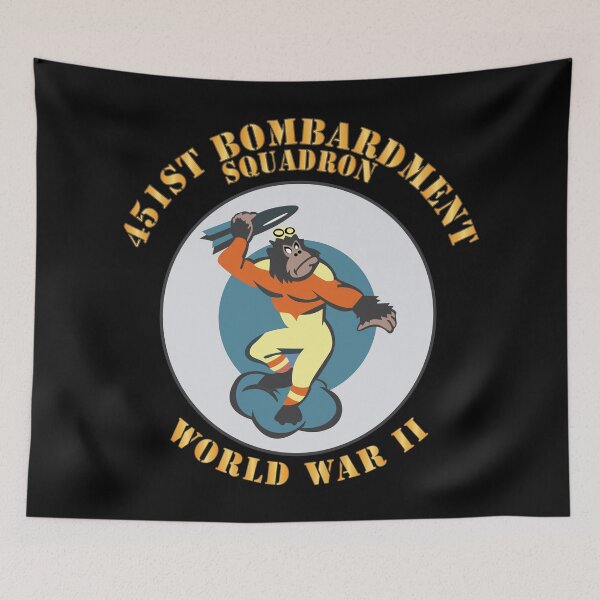 Aperçu de l'œuvre AAC - 451ème Escadron de Bombardement - Seconde Guerre Mondiale X 300 créée et vendue par Military Insignia Products.