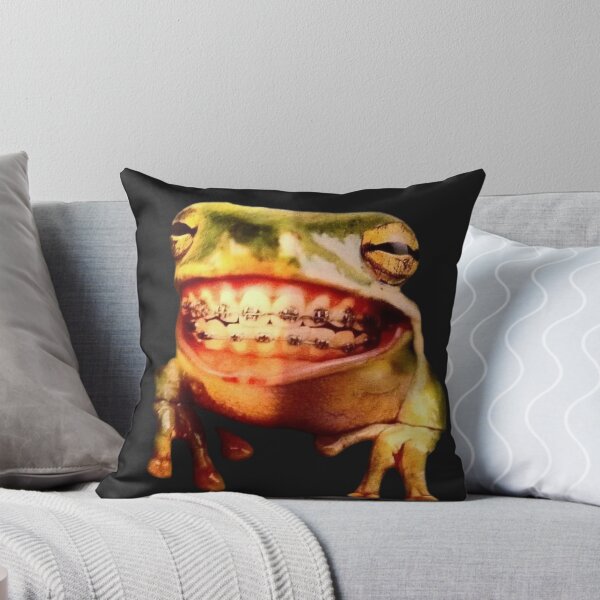 Item preview, Smiling braces frog designed and sold by Fernandavaladao.
