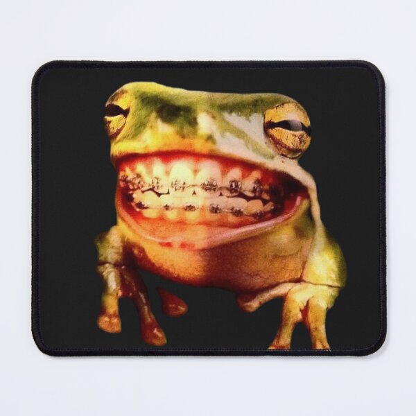 Item preview, Smiling braces frog designed and sold by Fernandavaladao.
