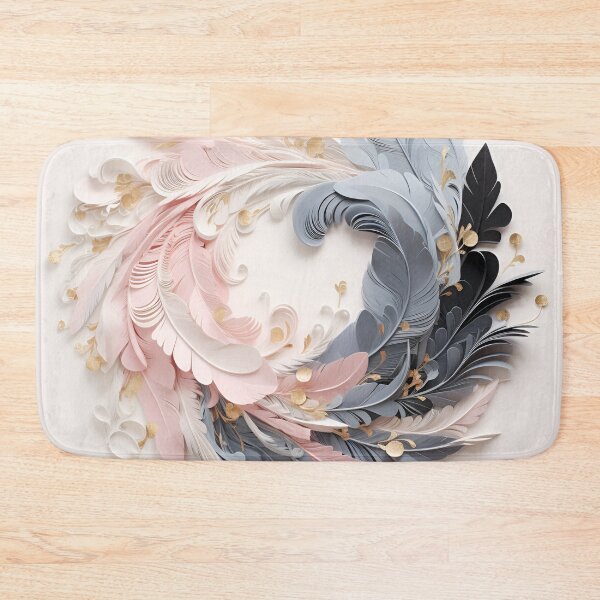 Item preview, 3-dimensional colorful feather plume art print designed and sold by dcrc.