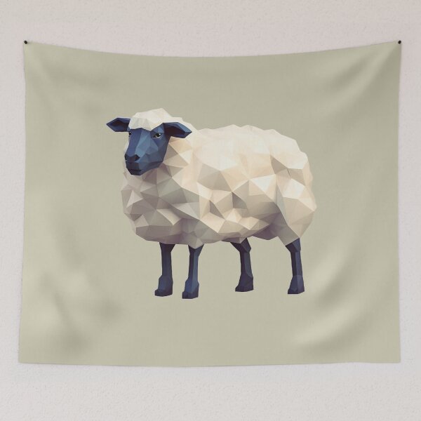 Item preview, Black Face Sheep designed and sold by PolygonXYZ.