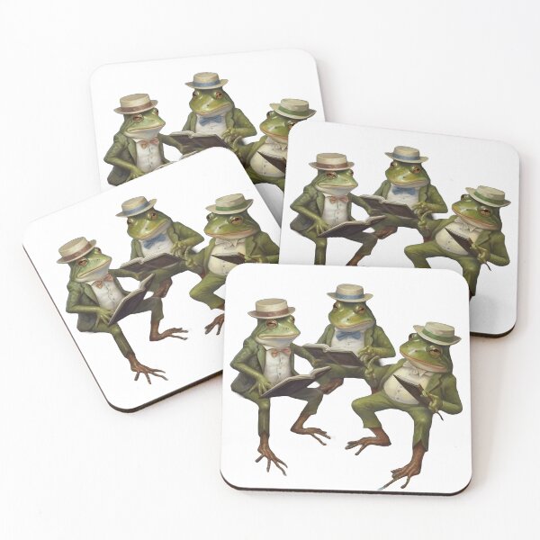 Item preview, Frogtastic Gentlemen (Sticker) designed and sold by Cursin Critter.
