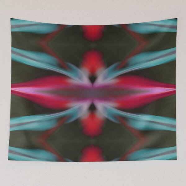 Item preview, Strelitzia Petal Wings of Paradise Crimson and Army Green designed and sold by SpiritGifts.
