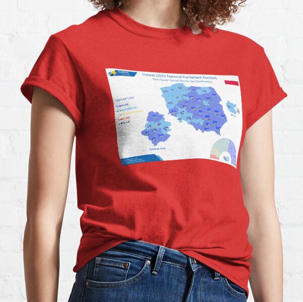 Sejm (lower house) Results — Poland (2023 national parliament election) Classic T-Shirt