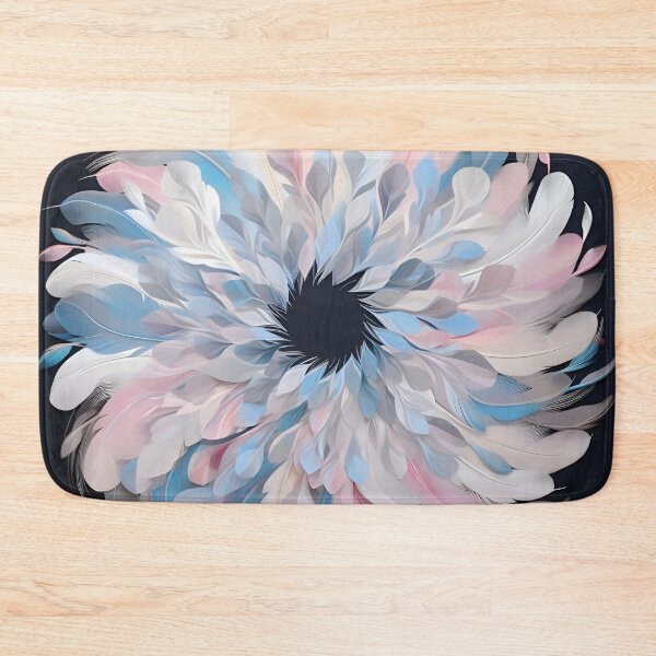 Item preview, 3 dimensional colorful feather plume art print designed and sold by dcrc.