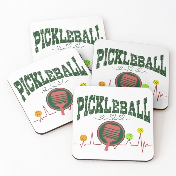 Item preview, Pickleball Player Heartbeat Pulse Sport Lover With Pickleball Balls & Pickleball Paddle designed and sold by FCS Specialties LLC.