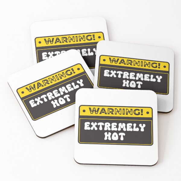 Item preview, Human Warning Label Extremely Hot designed and sold by Jajulile.