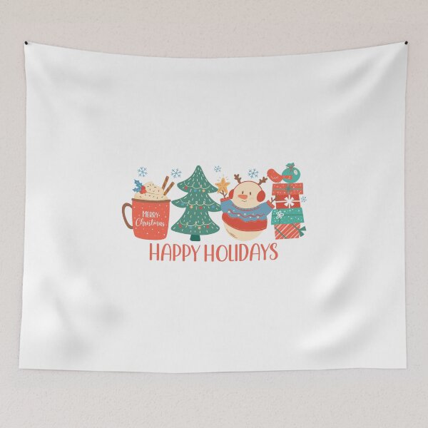 Item preview, Happy Holidays designed and sold by OutbreakDesigns.