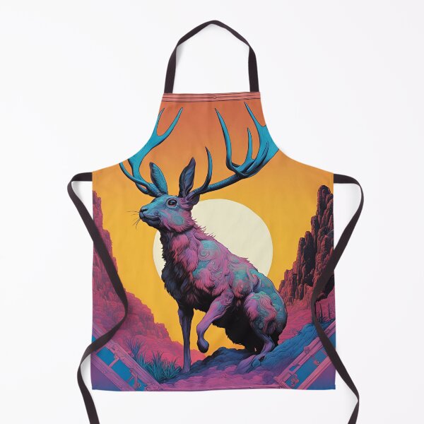 Item preview, Neon Jackalope designed and sold by HabitableMoons.