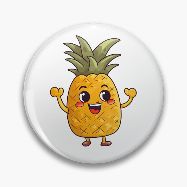 Item preview, Cartoon pineapple in thailand. designed and sold by Fairytale-11.