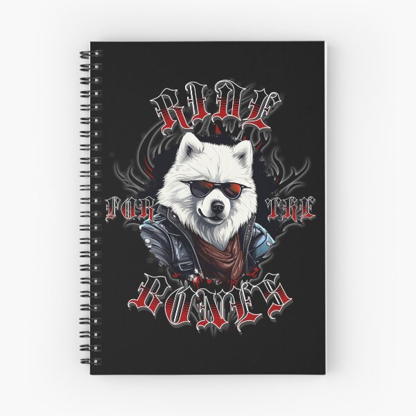 Item preview, Ride for the Bones, Samoyed cool biker designed and sold by Vindbult.