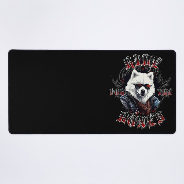 Item preview, Ride for the Bones, Samoyed cool biker designed and sold by Vindbult.