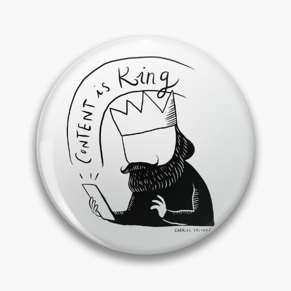 Item preview, Content is King designed and sold by gabrielsalvado.