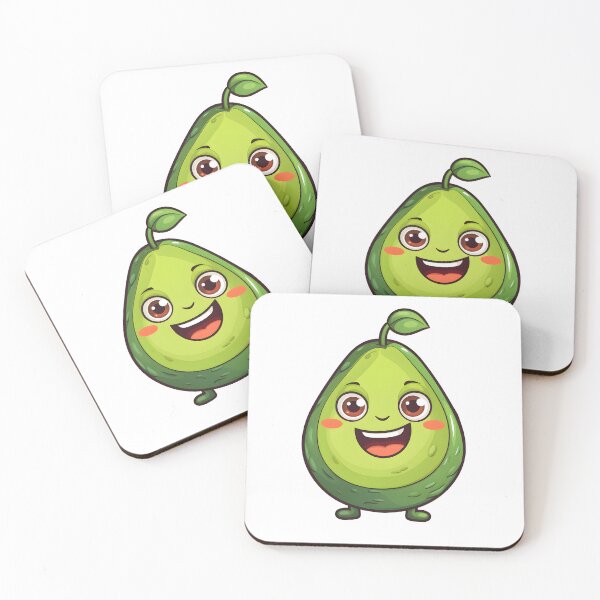 Item preview, Cartoon of avocado mascot. designed and sold by Fairytale-11.