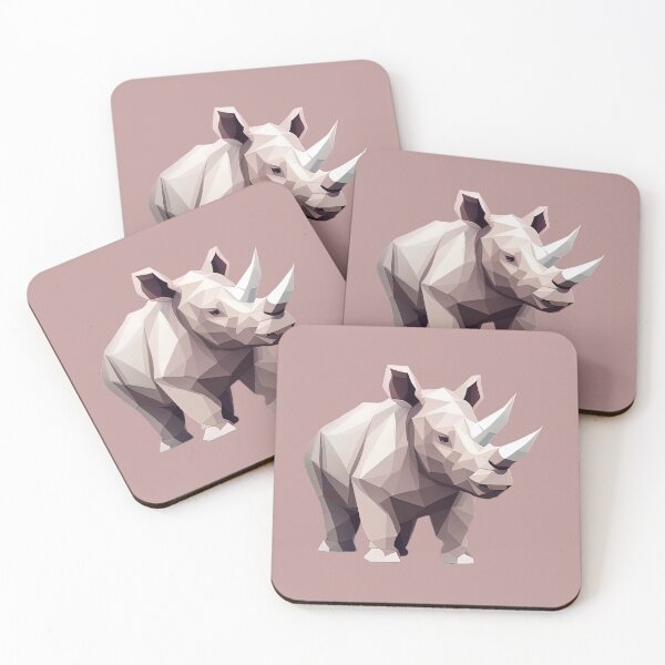 Item preview, Two horned Rhino designed and sold by PolygonXYZ.