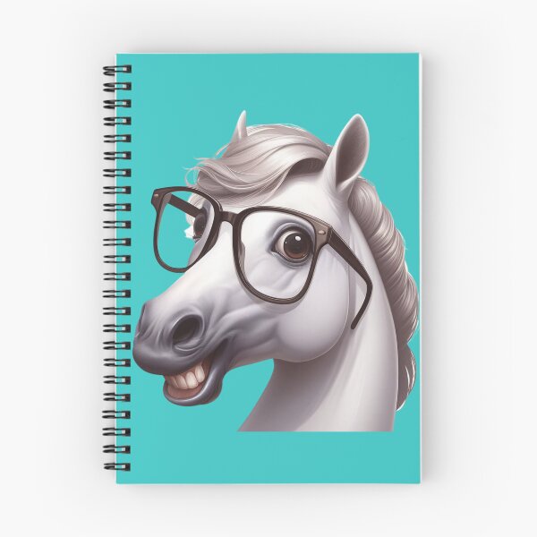 Item preview, Laughing horse with glasses designed and sold by KalinsAtelier.