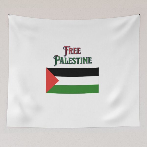 Item preview, Free Palestine, Free Gaza Arabic Flag designed and sold by ArtistriWear.