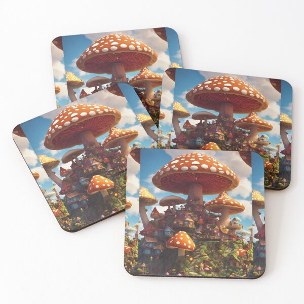 Item preview, Mushroom City designed and sold by Fernandavaladao.