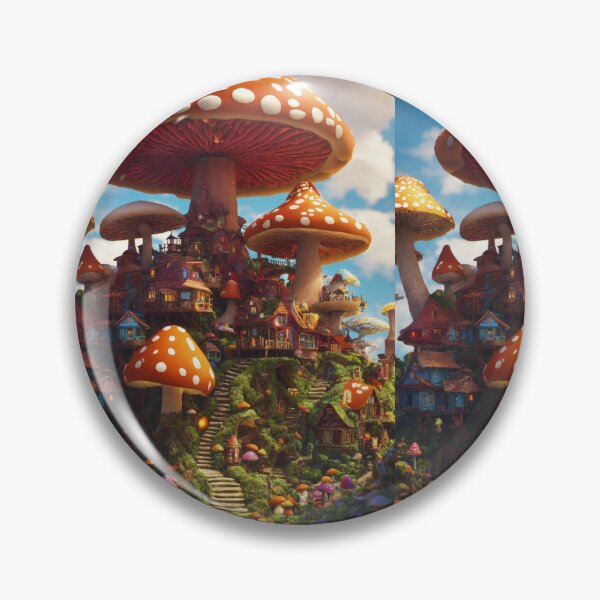 Item preview, Mushroom City designed and sold by Fernandavaladao.