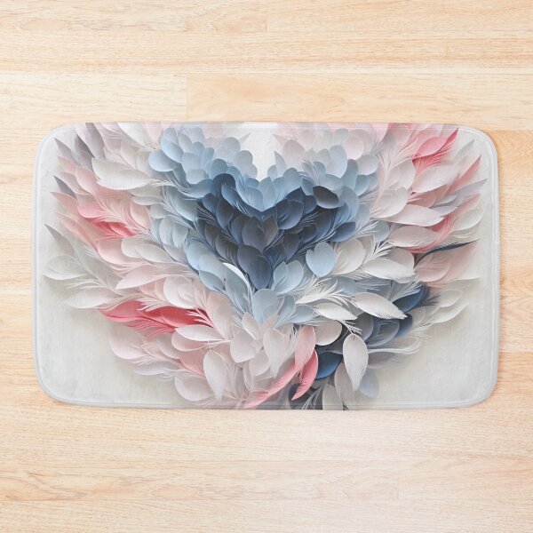 Item preview, 3 dimensional colorful feather plume art print designed and sold by dcrc.