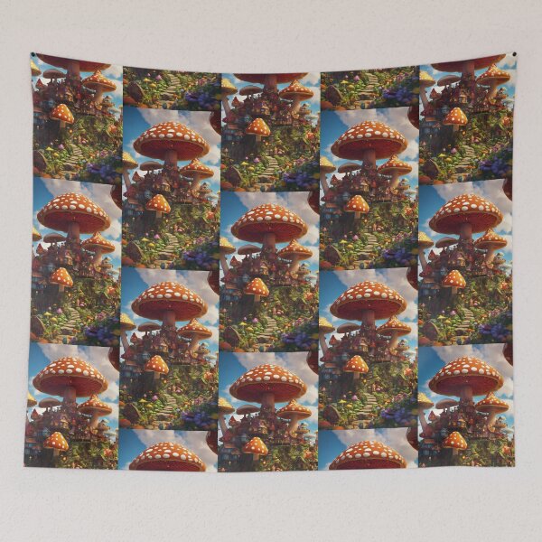 Item preview, Mushroom City designed and sold by Fernandavaladao.