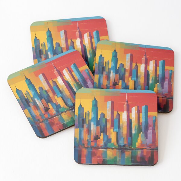Item preview, Colour Field City Scape designed and sold by cyriledoesaiart.