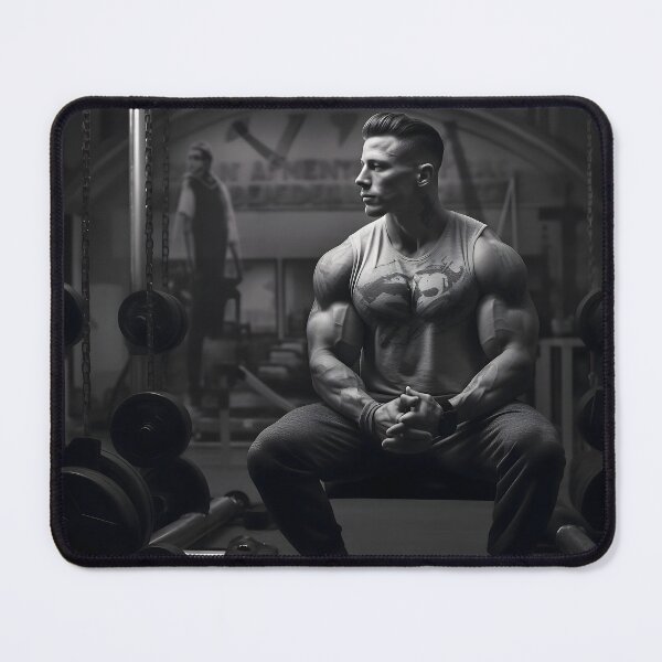 Item preview, Bodybuilder Resting Between Sets designed and sold by dcrc.