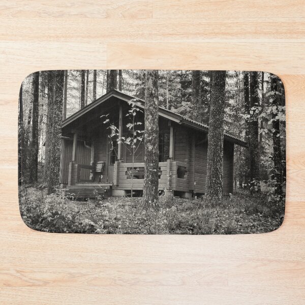 Item preview, The little summerhouse behind the pines bw designed and sold by Jouko Lehto Photography.