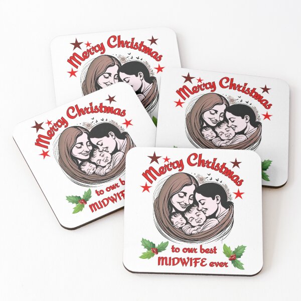 Item preview, CHRISTMAS WISCHES FOR MIDWIFE designed and sold by Meandmyshop.