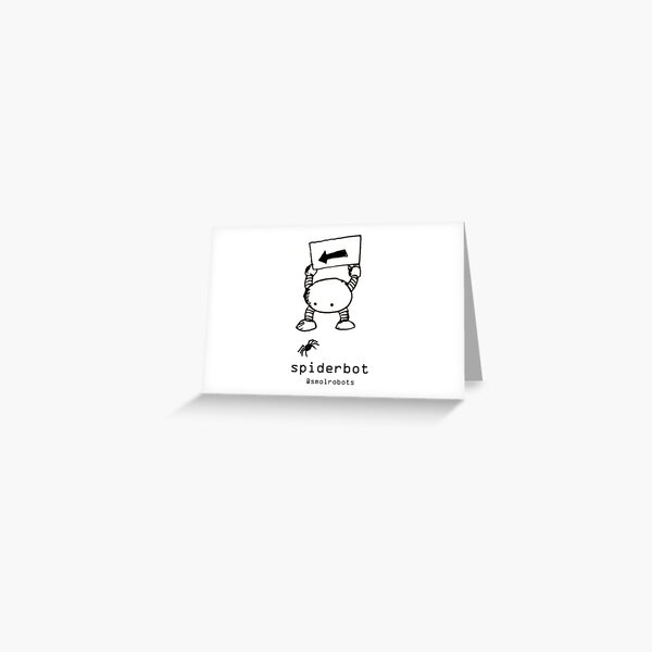 Spiderbot Greeting Card