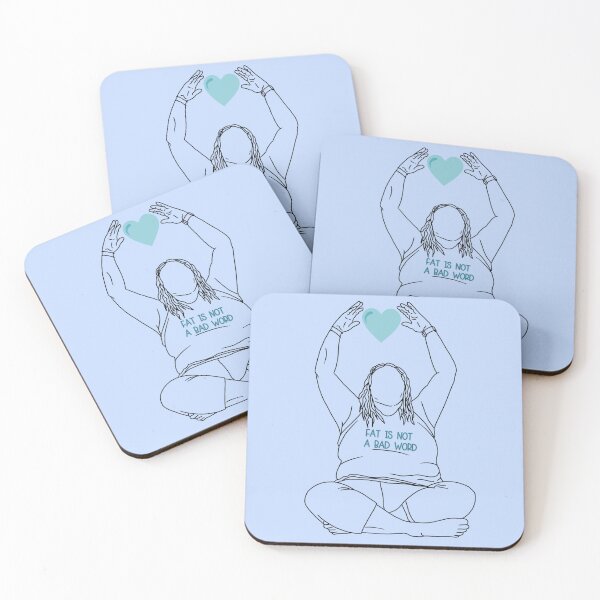 Item preview, Fat is not a Bad Word designed and sold by Hayley Mousley.
