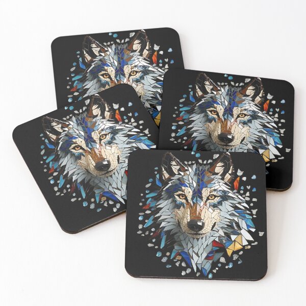 Item preview, Mosaic Wolf designed and sold by Divine Creation.