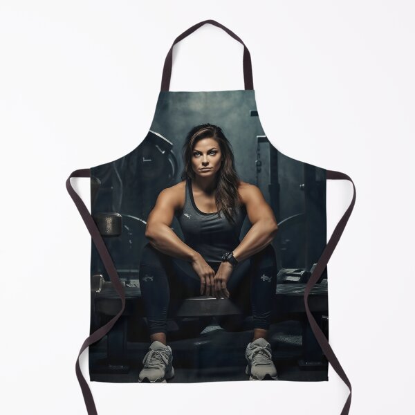 Item preview, Female Bodybuilder Resting between Sets designed and sold by dcrc.