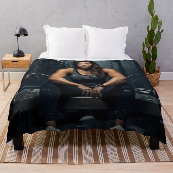 Item preview, Female Bodybuilder Resting between Sets designed and sold by dcrc.