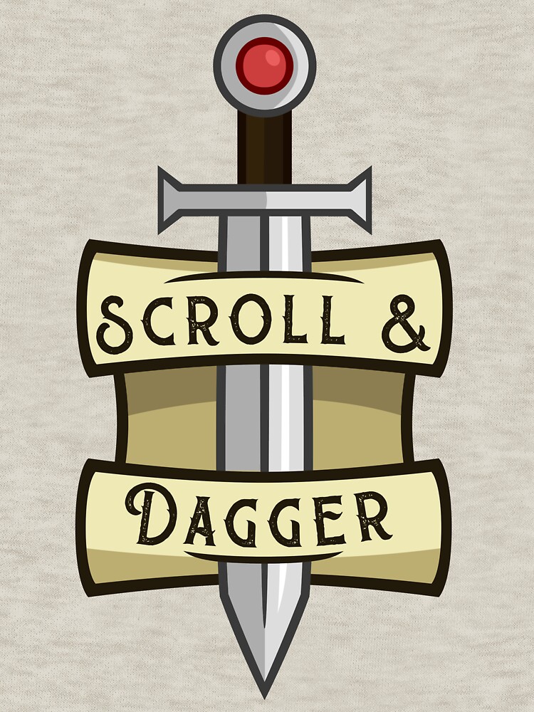 Thumbnail 7 of 7, Classic T-Shirt, Scroll and Dagger Logo designed and sold by scrollanddagger.
