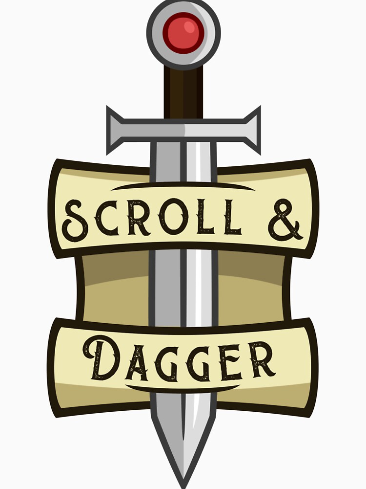 Thumbnail 6 of 6, Premium T-Shirt, Scroll and Dagger Logo designed and sold by scrollanddagger.