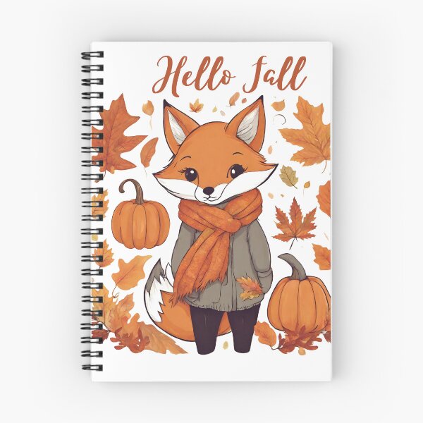 Item preview, Hello Fall Fox designed and sold by CozyThreadz.