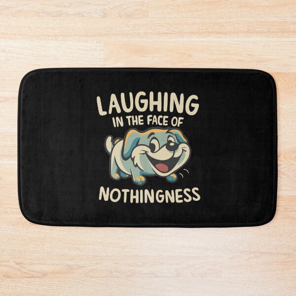 Item preview, Cartoon Dog - 'Laughing In The Face Of Nothingness' designed and sold by Shirtlify.