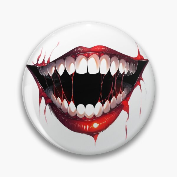 Artikelvorschau, Halloween Monster Mund Lippen Reißzähne entworfen und verkauft von Trendjoy.