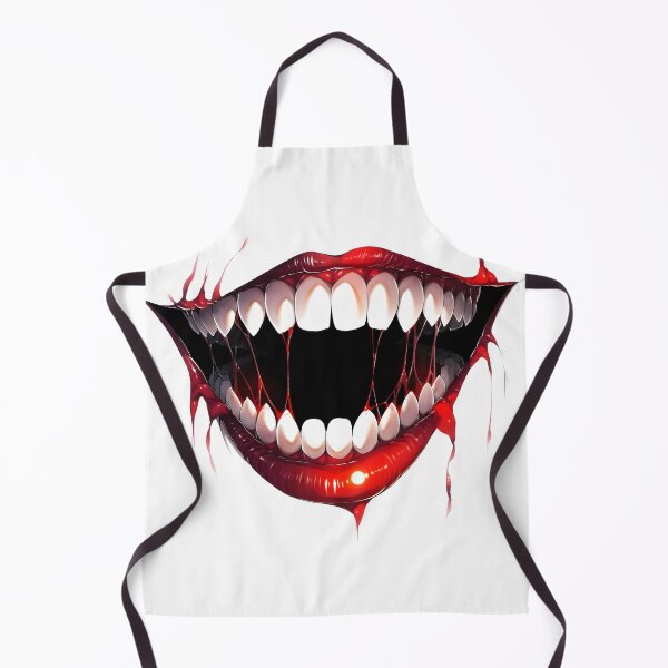Artikelvorschau, Halloween Monster Mund Lippen Reißzähne entworfen und verkauft von Trendjoy.