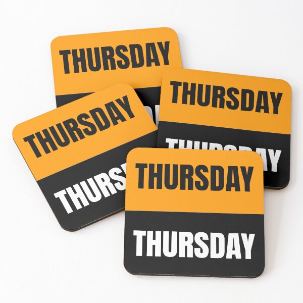 Item preview, Thursday Pattern , Orange and Black ,Daily  designed and sold by ratchawoot.