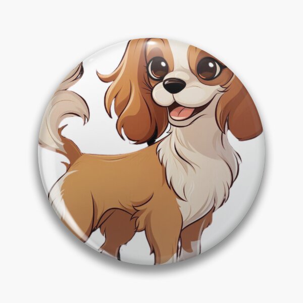 Item preview, El Cavalier King Charles Spaniel Perro Feliz designed and sold by warayut.