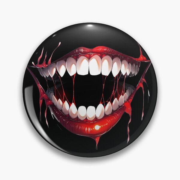 Artikelvorschau, Halloween Monster Mund Lippen Reißzähne entworfen und verkauft von Trendjoy.