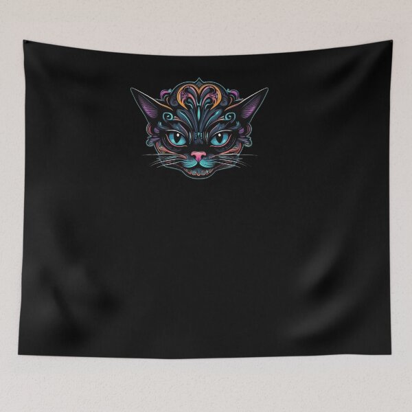 Item preview, Kawaii Graffiti Abstract Neon Cat designed and sold by Desfix.