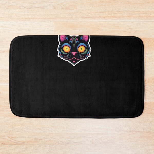 Item preview, Kawaii Graffiti Abstract Neon Cat designed and sold by Desfix.