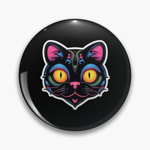 Item preview, Kawaii Graffiti Abstract Neon Cat designed and sold by Desfix.