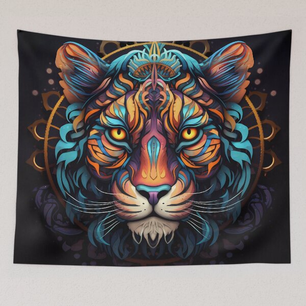 Item preview, Mandala - Animals - T|iger 06 designed and sold by aleibanez.