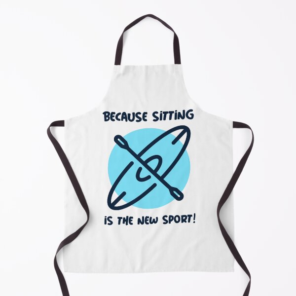 Item preview, Kayaking: Because Sitting is the New Sport - Blue designed and sold by CanvasHarbor.